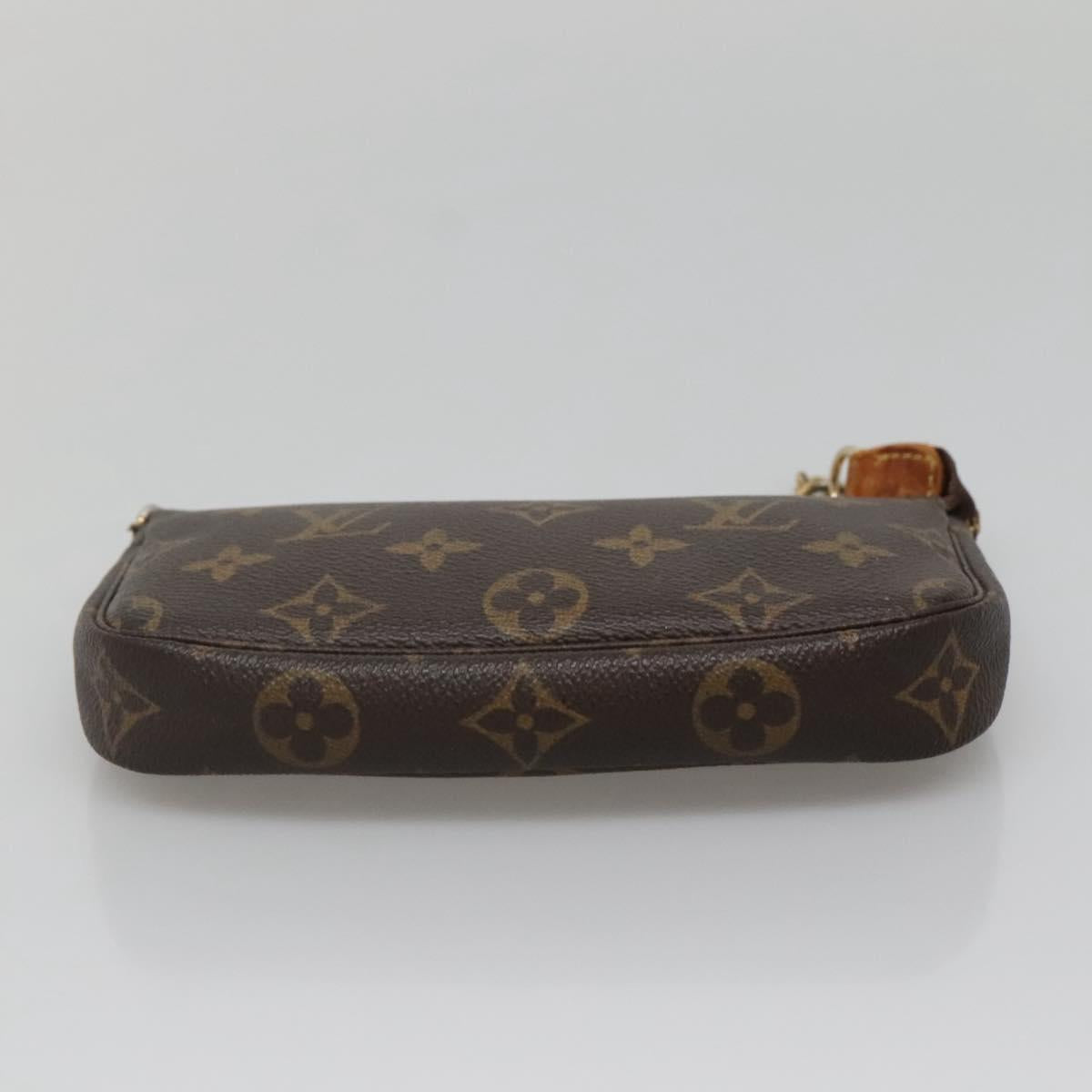 LOUIS VUITTON Monogram Mini Pochette Accessoires Pouch M58009 LV Auth 140589