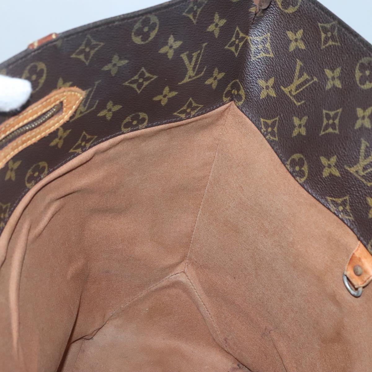 LOUIS VUITTON Monogram Sac Shopping Tote Bag M51108 LV Auth 140590