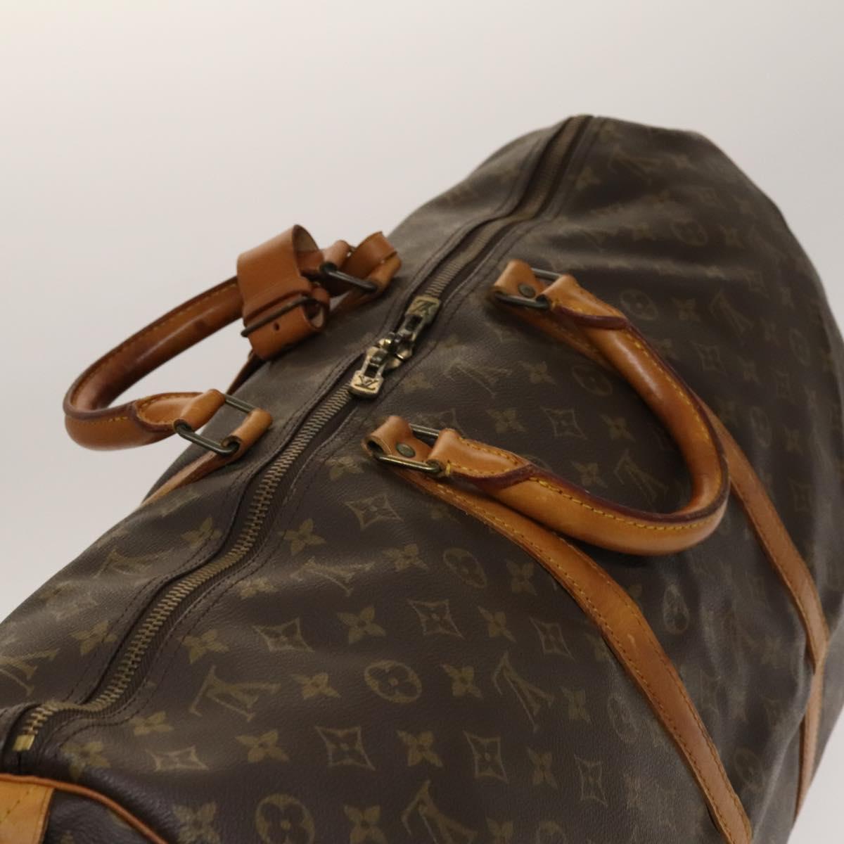 LOUIS VUITTON Monogram Keepall 60 Boston Bag M41422 LV Auth 140594