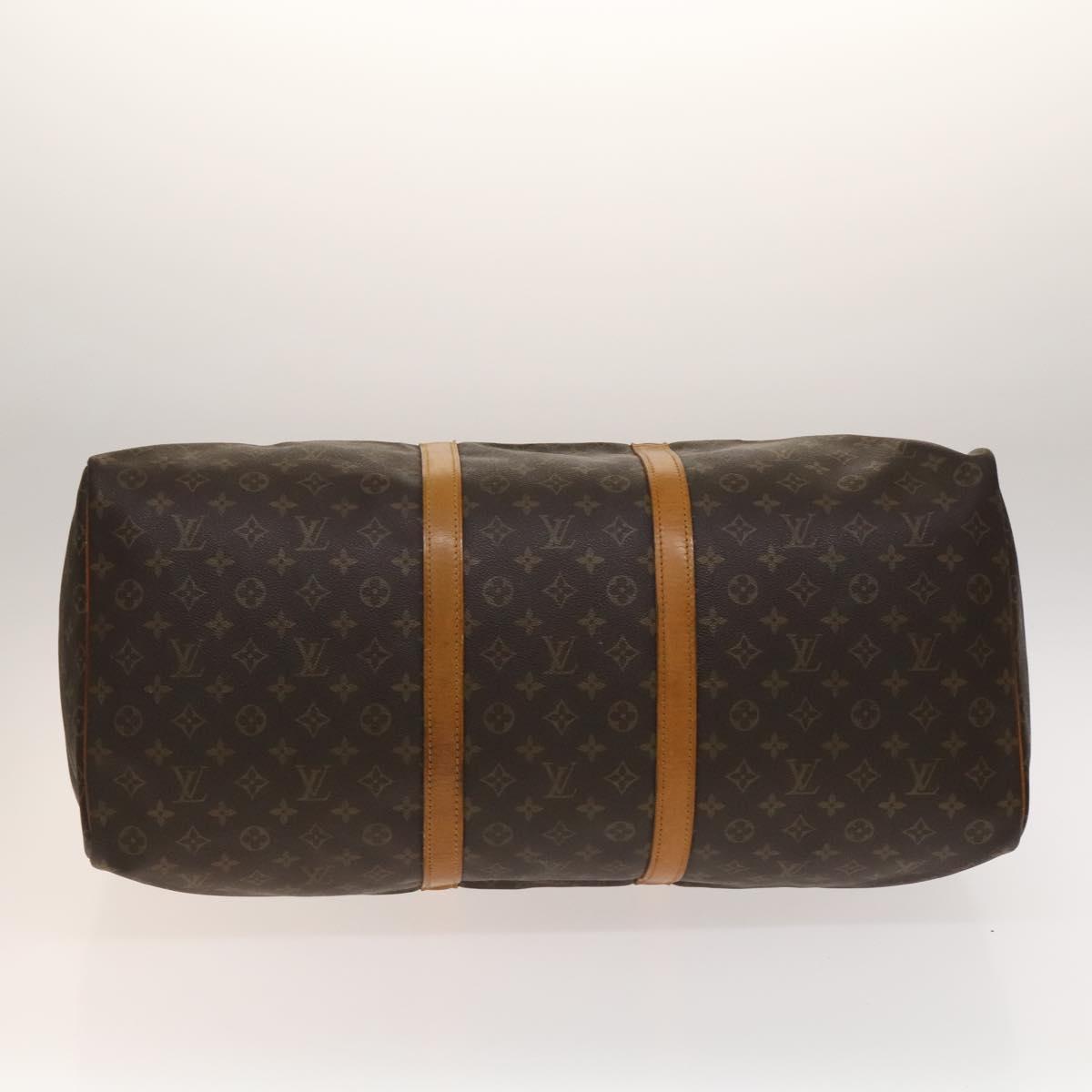 LOUIS VUITTON Monogram Keepall 60 Boston Bag M41422 LV Auth 140594