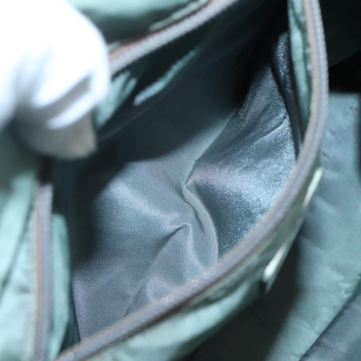 PRADA Hand Bag Nylon Khaki Auth 140626