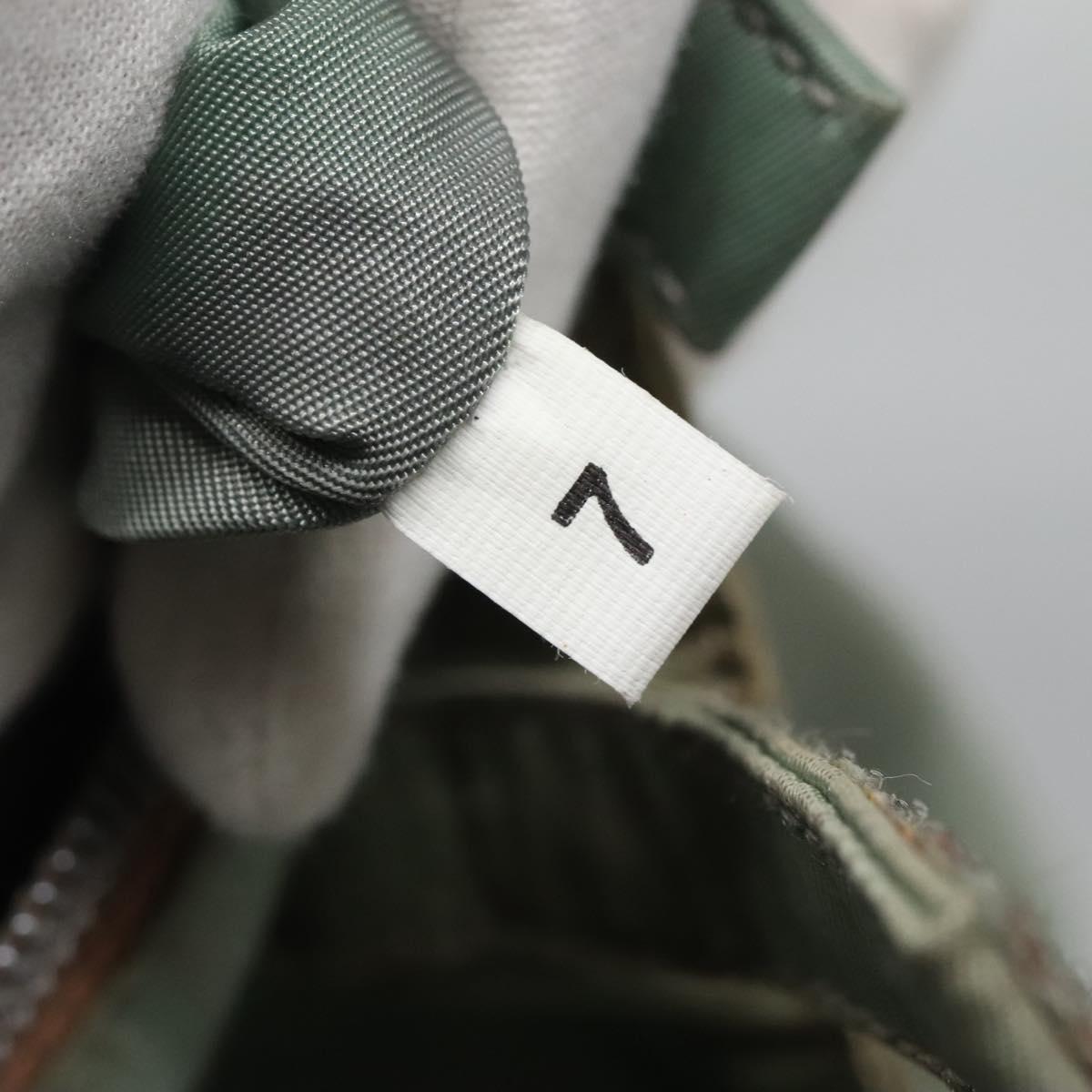 PRADA Hand Bag Nylon Khaki Auth 140626