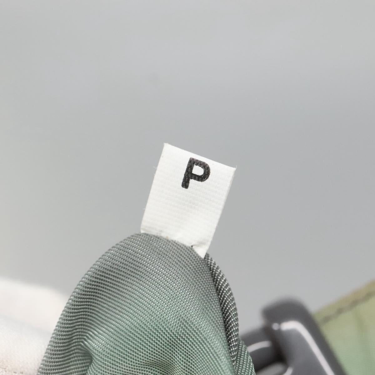 PRADA Hand Bag Nylon Khaki Auth 140626