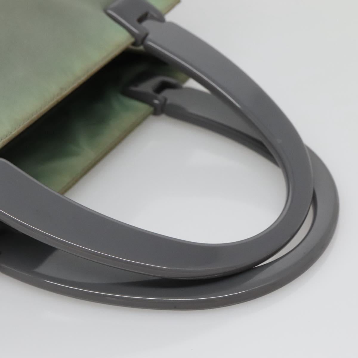 PRADA Hand Bag Nylon Khaki Auth 140626