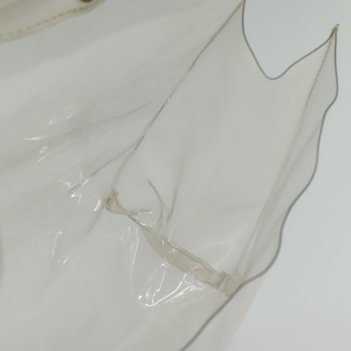 HERMES Kelly Hand Bag Vinyl Clear Auth 140647
