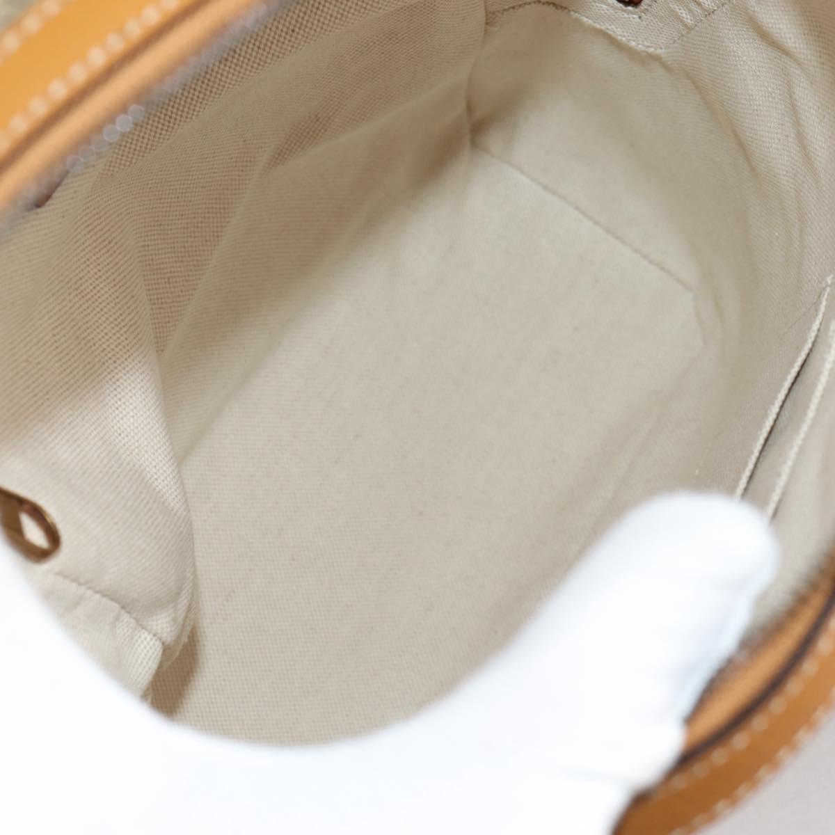GUCCI GUCCIxDisney GG Supreme Backpack PVC Beige Gold 552884 Auth 140648SM