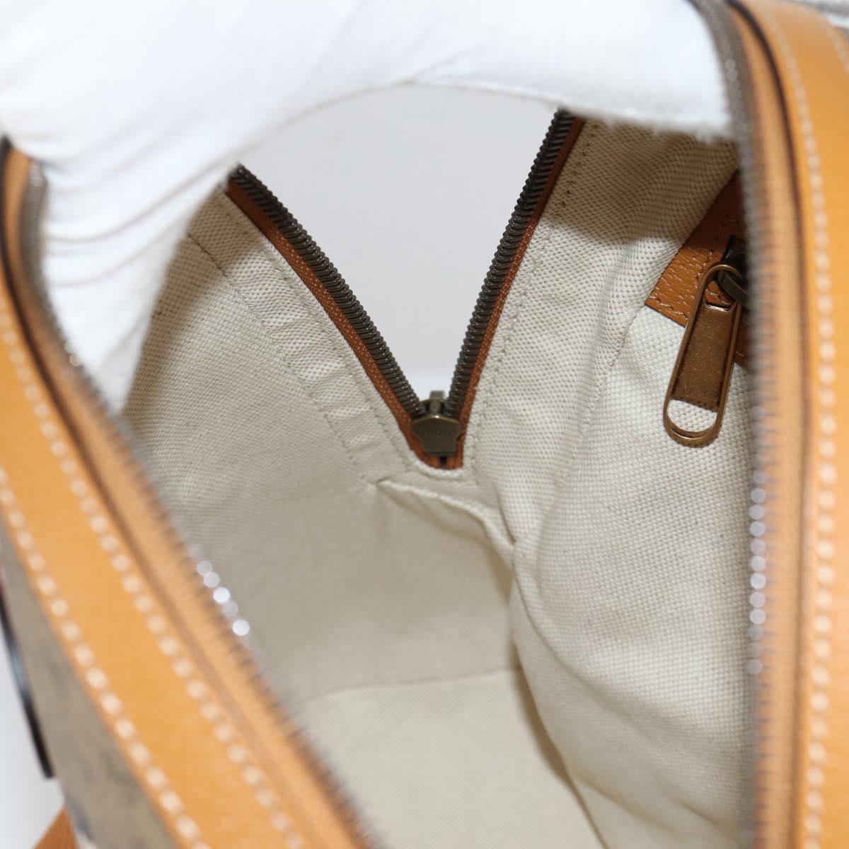 GUCCI GUCCIxDisney GG Supreme Backpack PVC Beige Gold 552884 Auth 140648SM