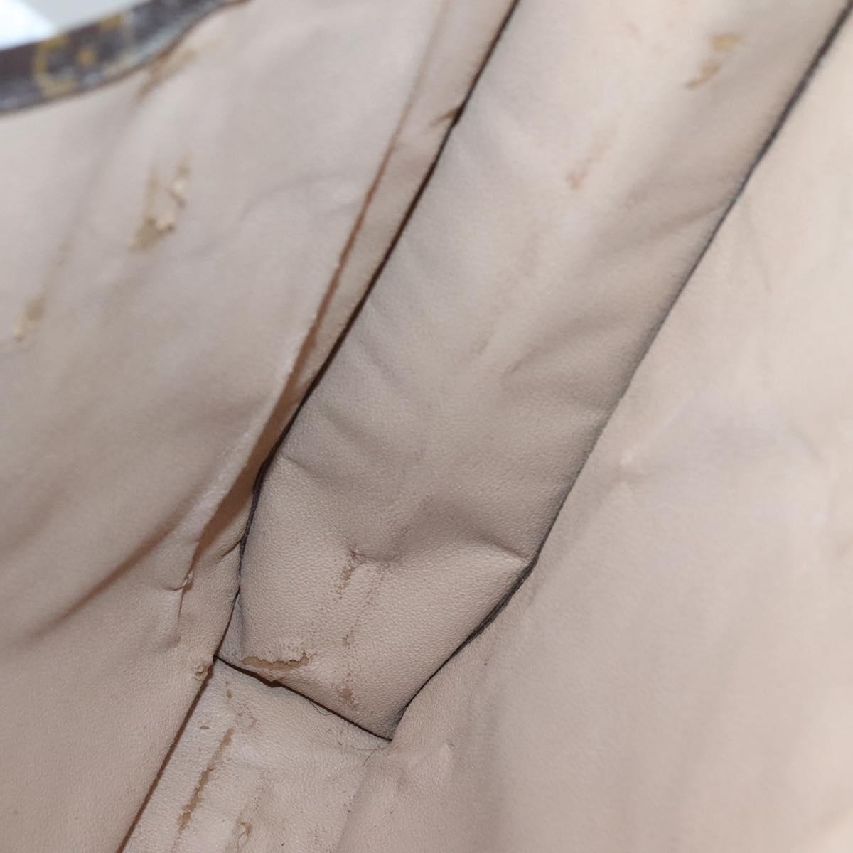 LOUIS VUITTON Monogram Sac Plat Hand Bag M51140 LV Auth 140700