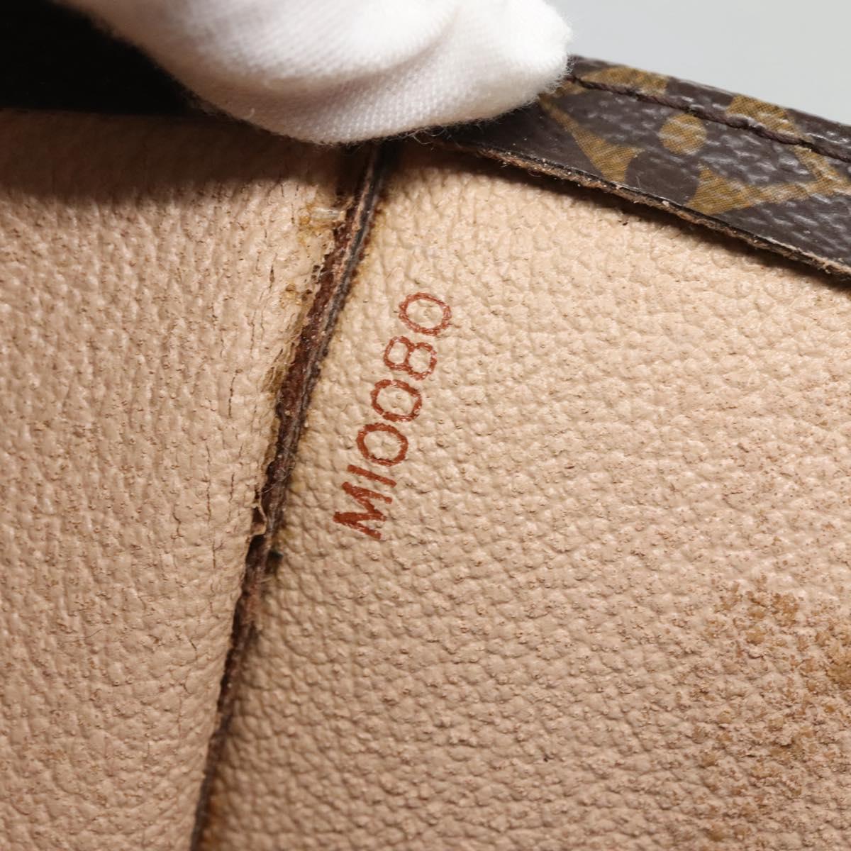 LOUIS VUITTON Monogram Sac Plat Hand Bag M51140 LV Auth 140700