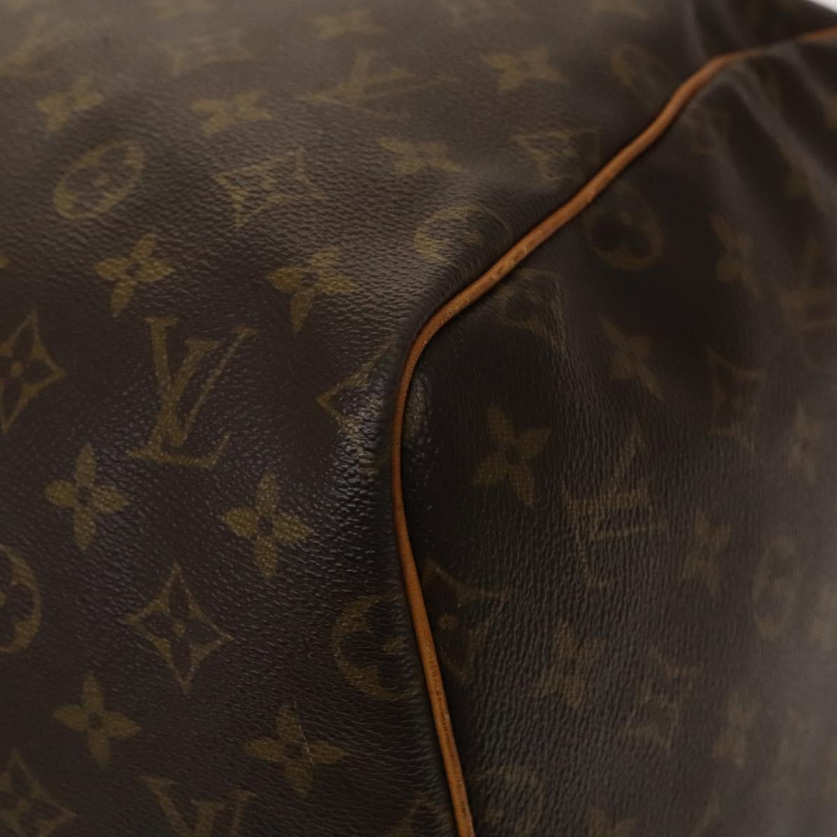 LOUIS VUITTON Monogram Keepall 55 Boston Bag M41424 LV Auth 140707