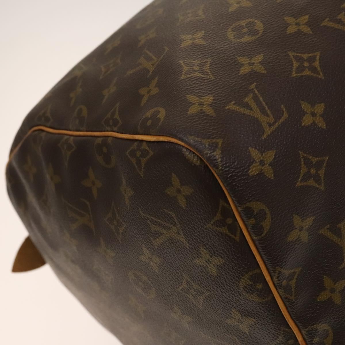 LOUIS VUITTON Monogram Keepall 55 Boston Bag M41424 LV Auth 140707