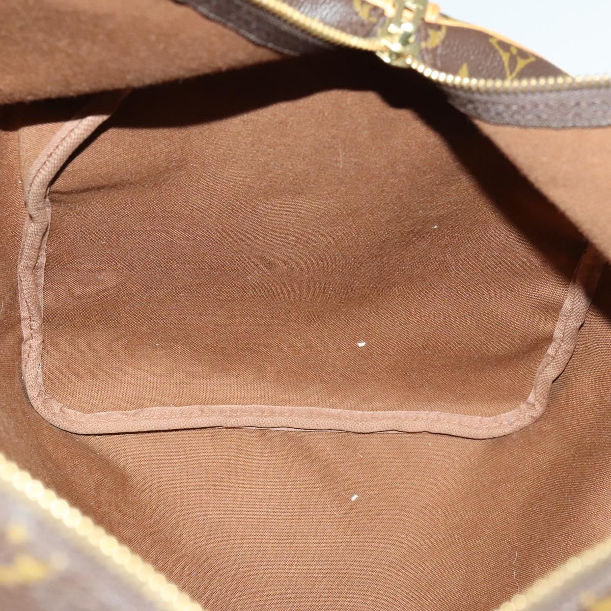 LOUIS VUITTON Monogram Keepall 55 Boston Bag M41424 LV Auth 140707