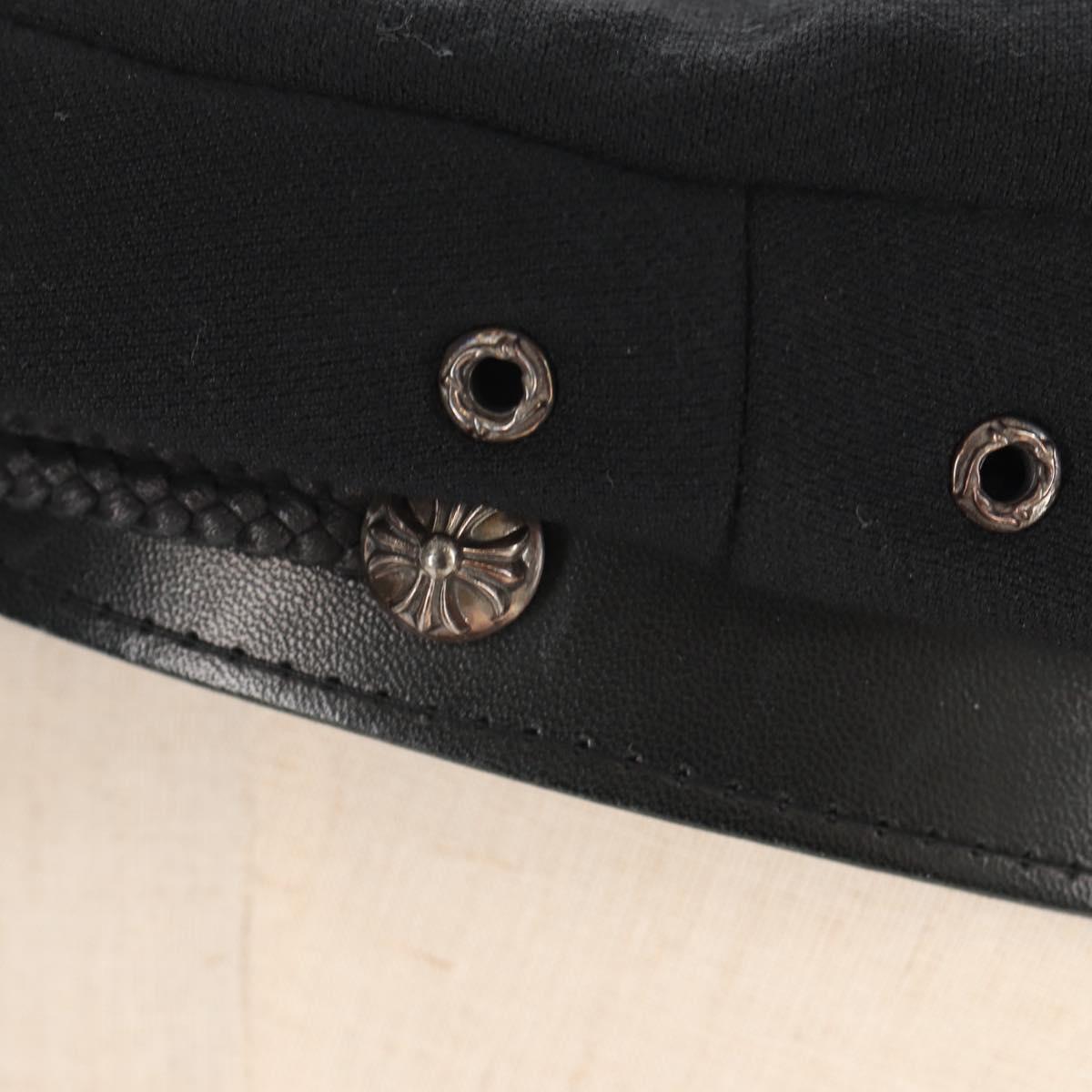 Chrome Hearts Marine Cap Wool Black Auth 140728M