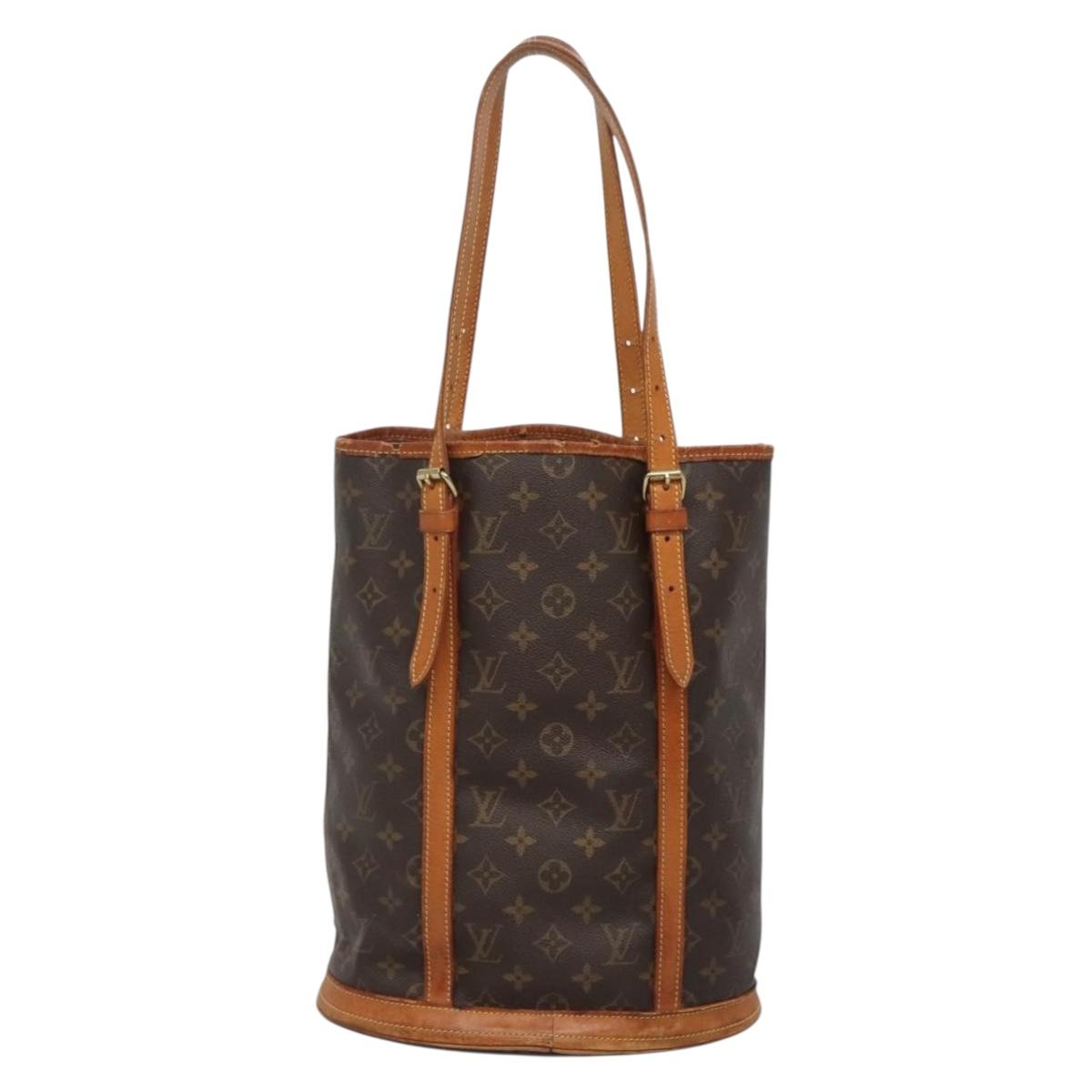 LOUIS VUITTON Monogram Bucket GM Shoulder Bag M42236 LV Auth 140740