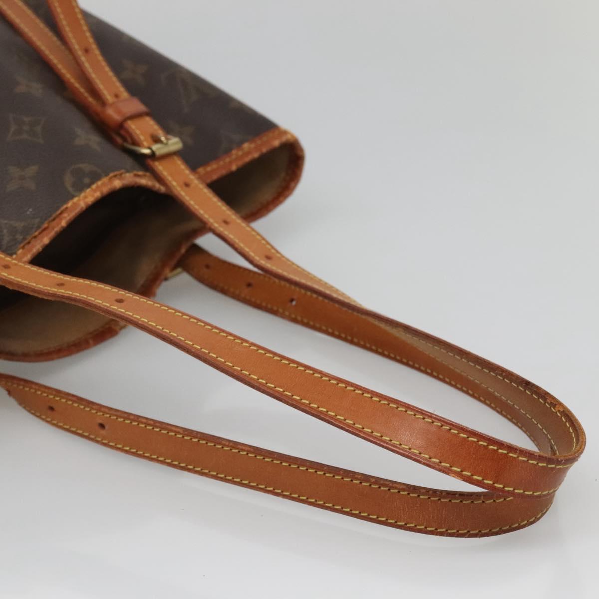 LOUIS VUITTON Monogram Bucket GM Shoulder Bag M42236 LV Auth 140740