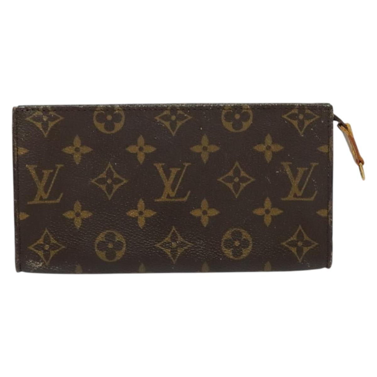 LOUIS VUITTON Monogram Bucket GM Accessory Pouch LV Auth 140741