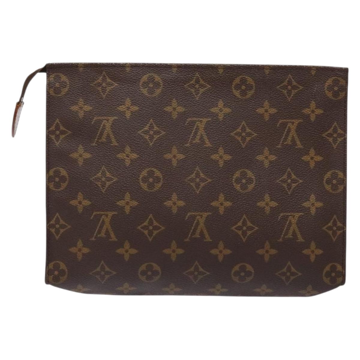 LOUIS VUITTON Monogram Posh Toilette 26 Pouch M47542 LV Auth 140742