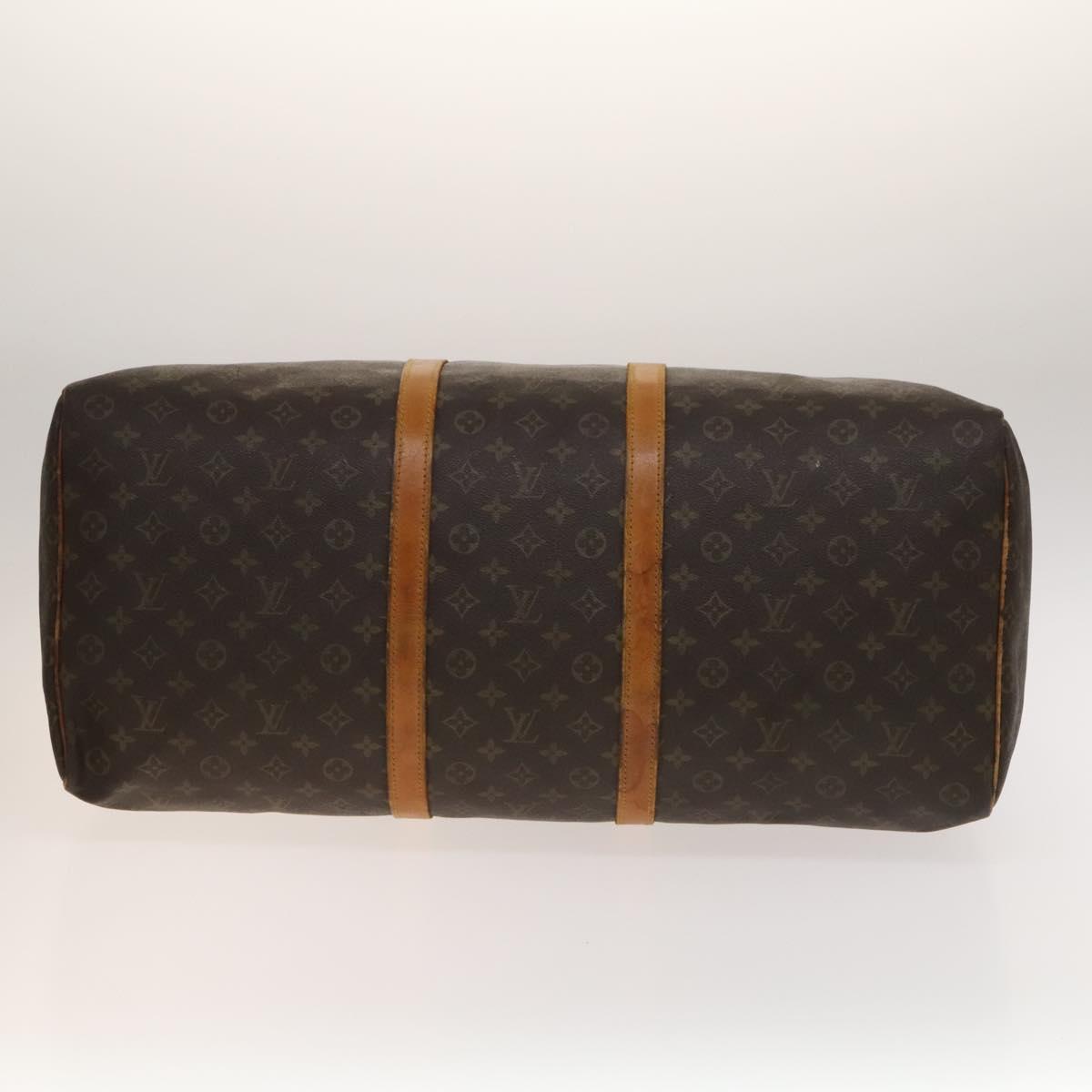 LOUIS VUITTON Monogram Keepall 60 Boston Bag M41422 LV Auth 140746