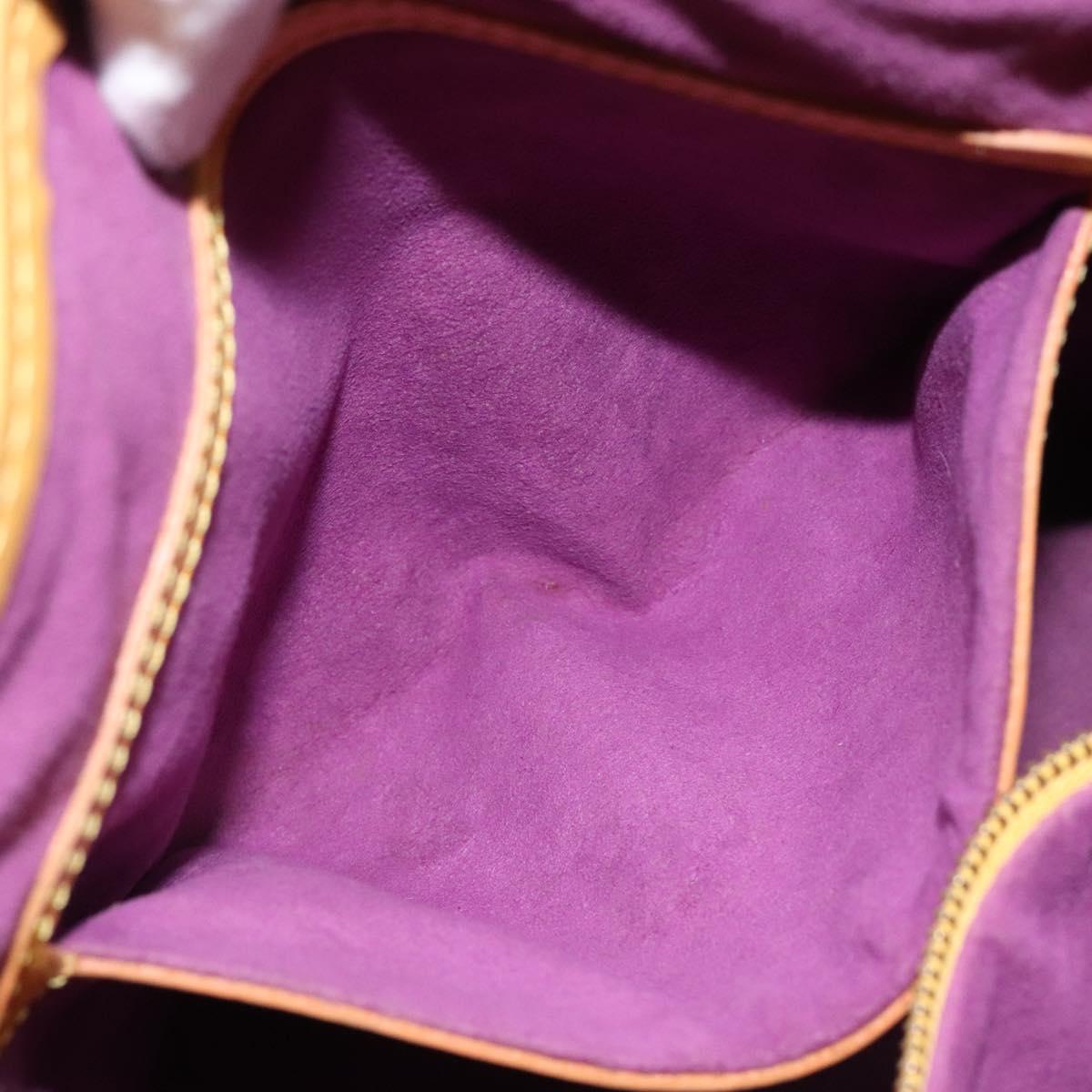 LOUIS VUITTON Epi Bucket PM Shoulder Bag SPO Yellow LV Auth 140747