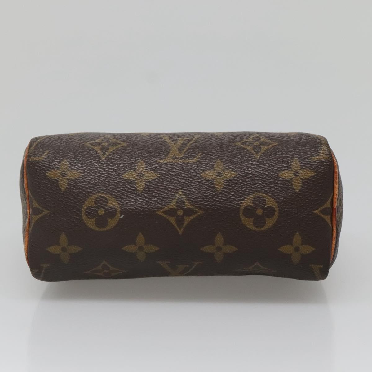 LOUIS VUITTON Monogram Mini Speedy Hand Bag M41534 LV Auth 140754