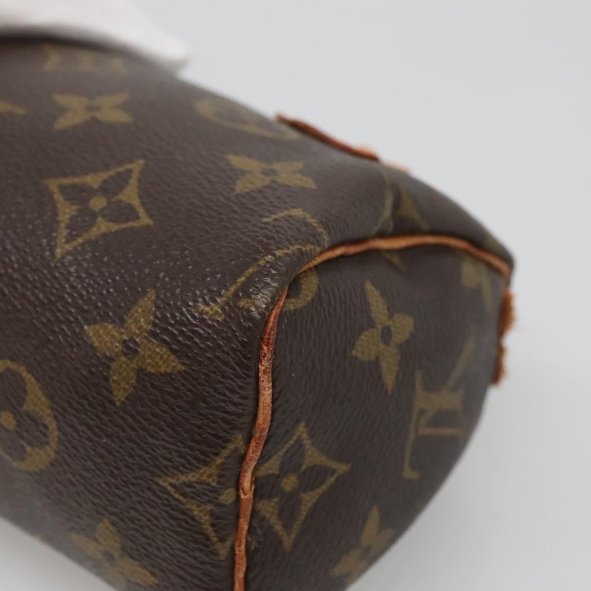 LOUIS VUITTON Monogram Mini Speedy Hand Bag M41534 LV Auth 140754