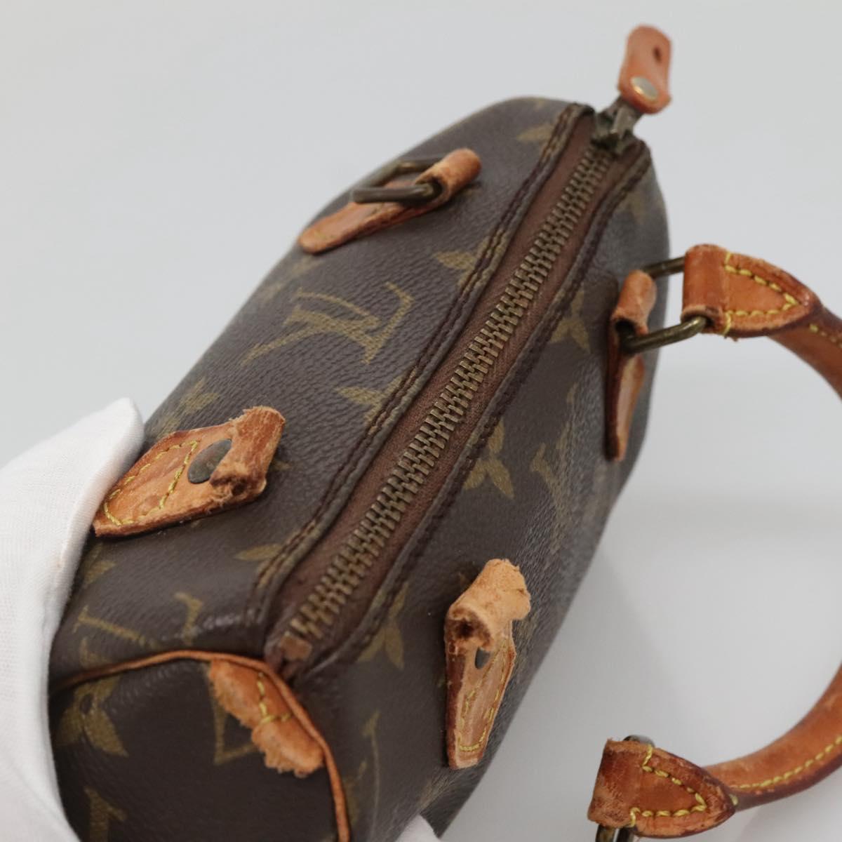 LOUIS VUITTON Monogram Mini Speedy Hand Bag M41534 LV Auth 140754