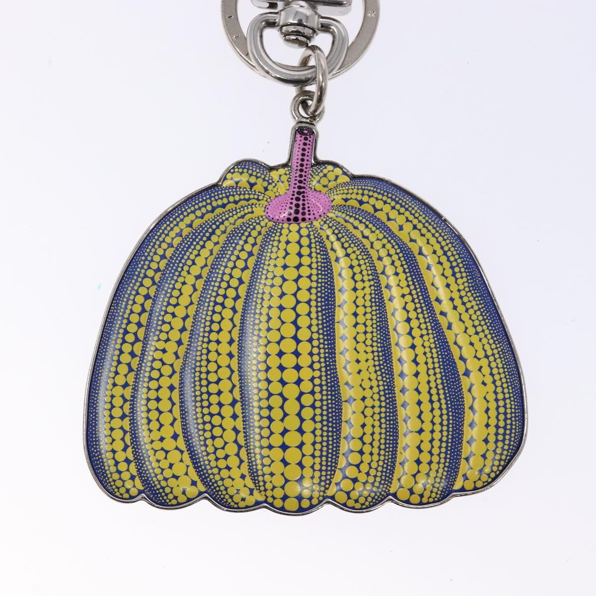 LOUIS VUITTON Porte Cles Pumpkin Charm metal Yellow M01103 LV Auth 140762