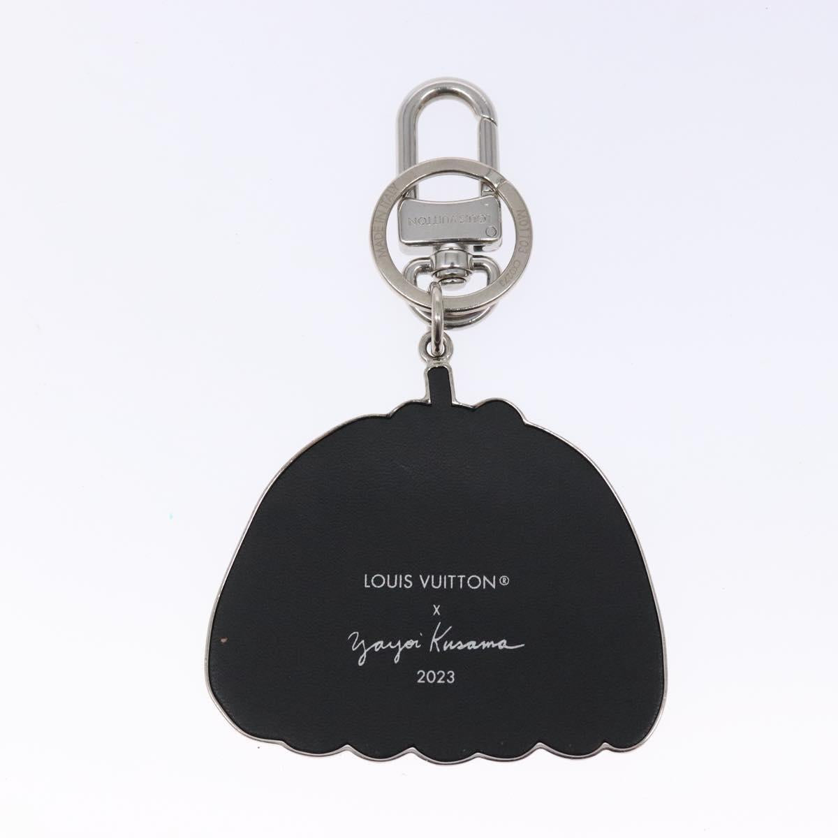 LOUIS VUITTON Porte Cles Pumpkin Charm metal Yellow M01103 LV Auth 140762