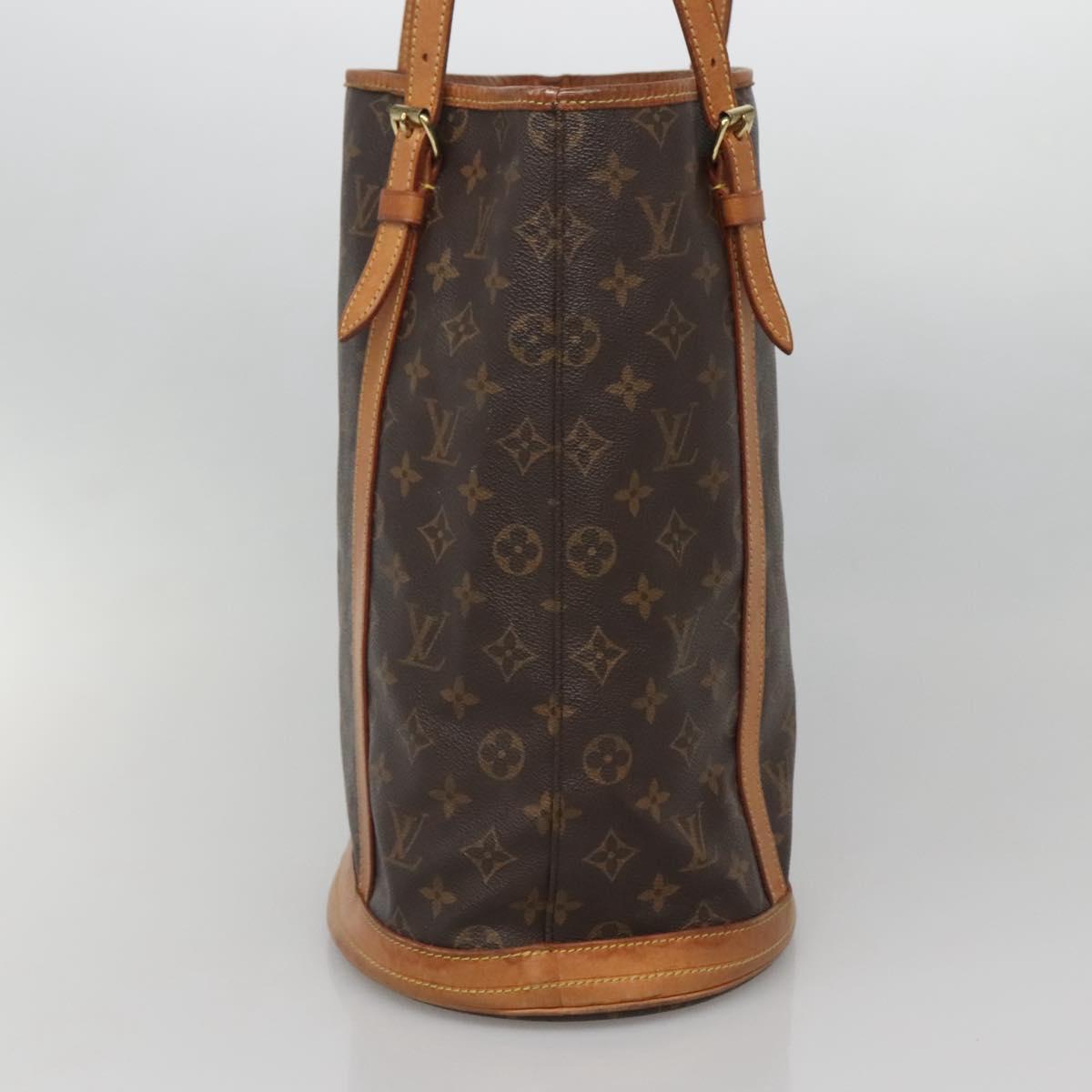 LOUIS VUITTON Monogram Bucket GM Shoulder Bag M42236 LV Auth 140772