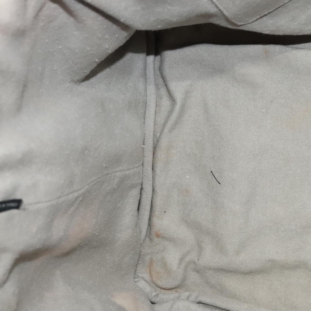 PRADA Bijoux Kanapa MM Tote Bag Canvas 2way Gray Auth 140797