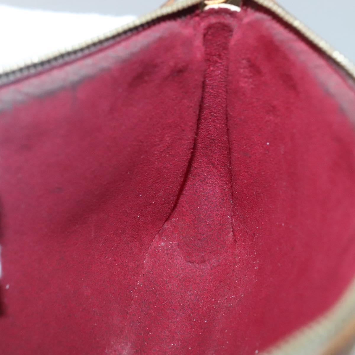 LOUIS VUITTON Monogram Multicolor Pochette Pouch White M92649 LV Auth 140848
