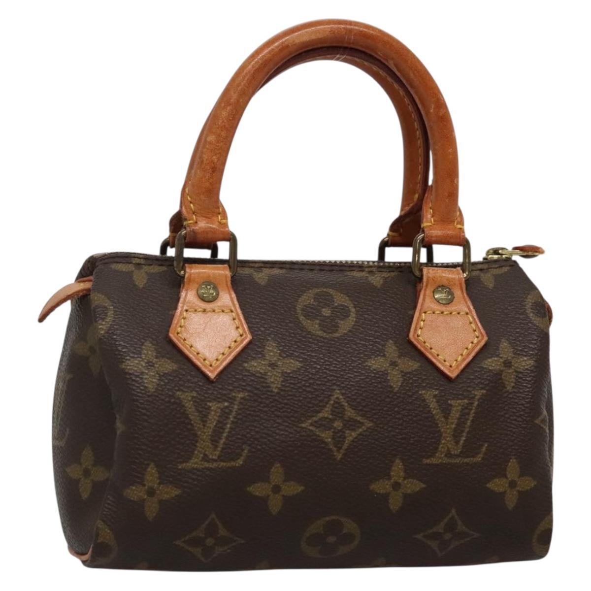 LOUIS VUITTON Monogram Mini Speedy Hand Bag M41534 LV Auth 140853
