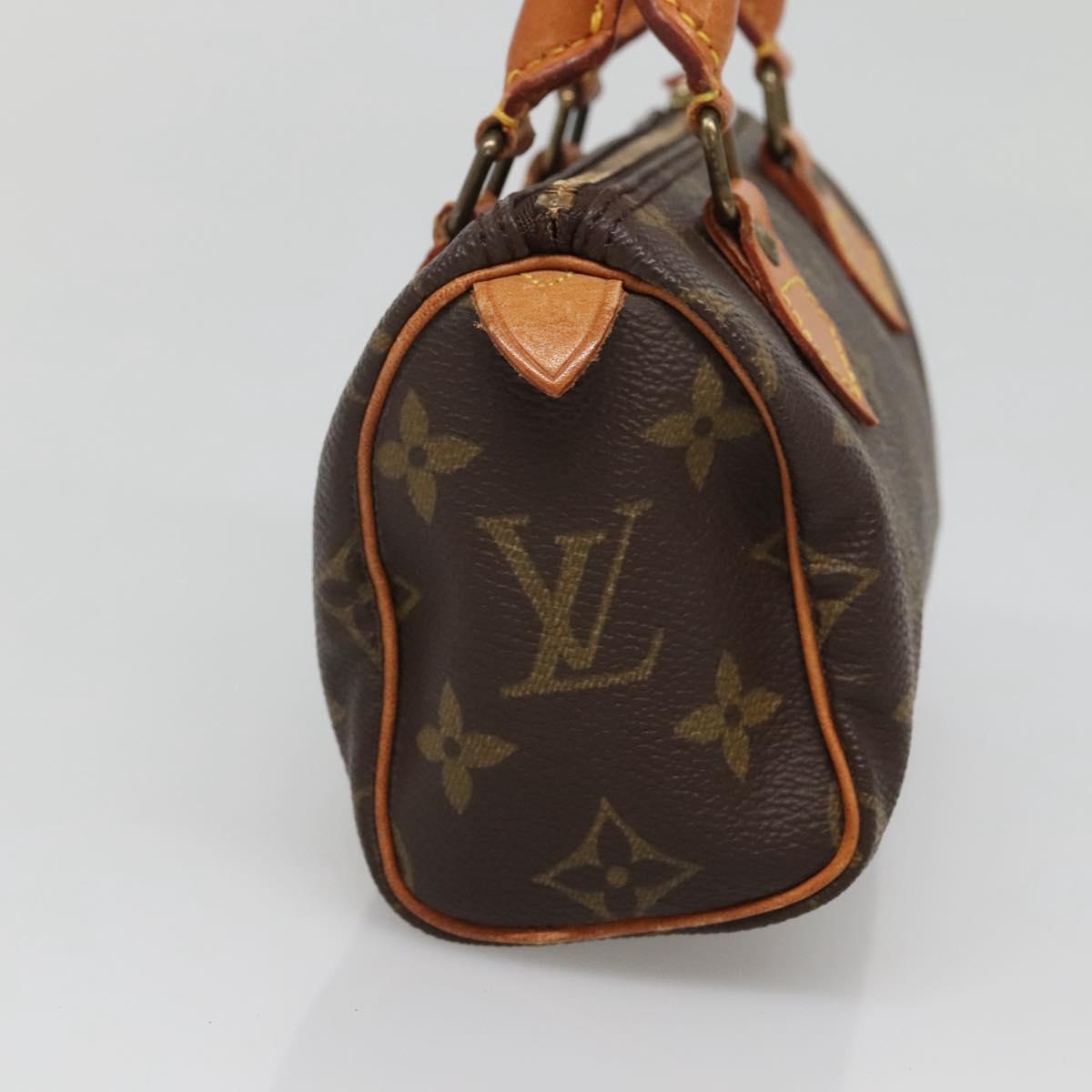 LOUIS VUITTON Monogram Mini Speedy Hand Bag M41534 LV Auth 140853