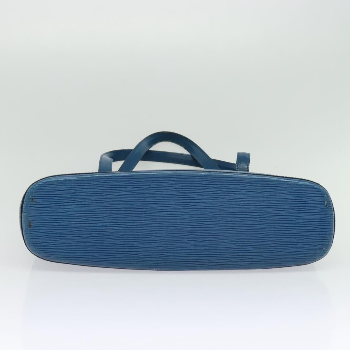 LOUIS VUITTON Epi Lussac Shoulder Bag Blue M52285 LV Auth 140861