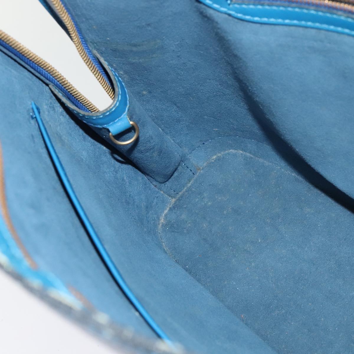 LOUIS VUITTON Epi Lussac Shoulder Bag Blue M52285 LV Auth 140861