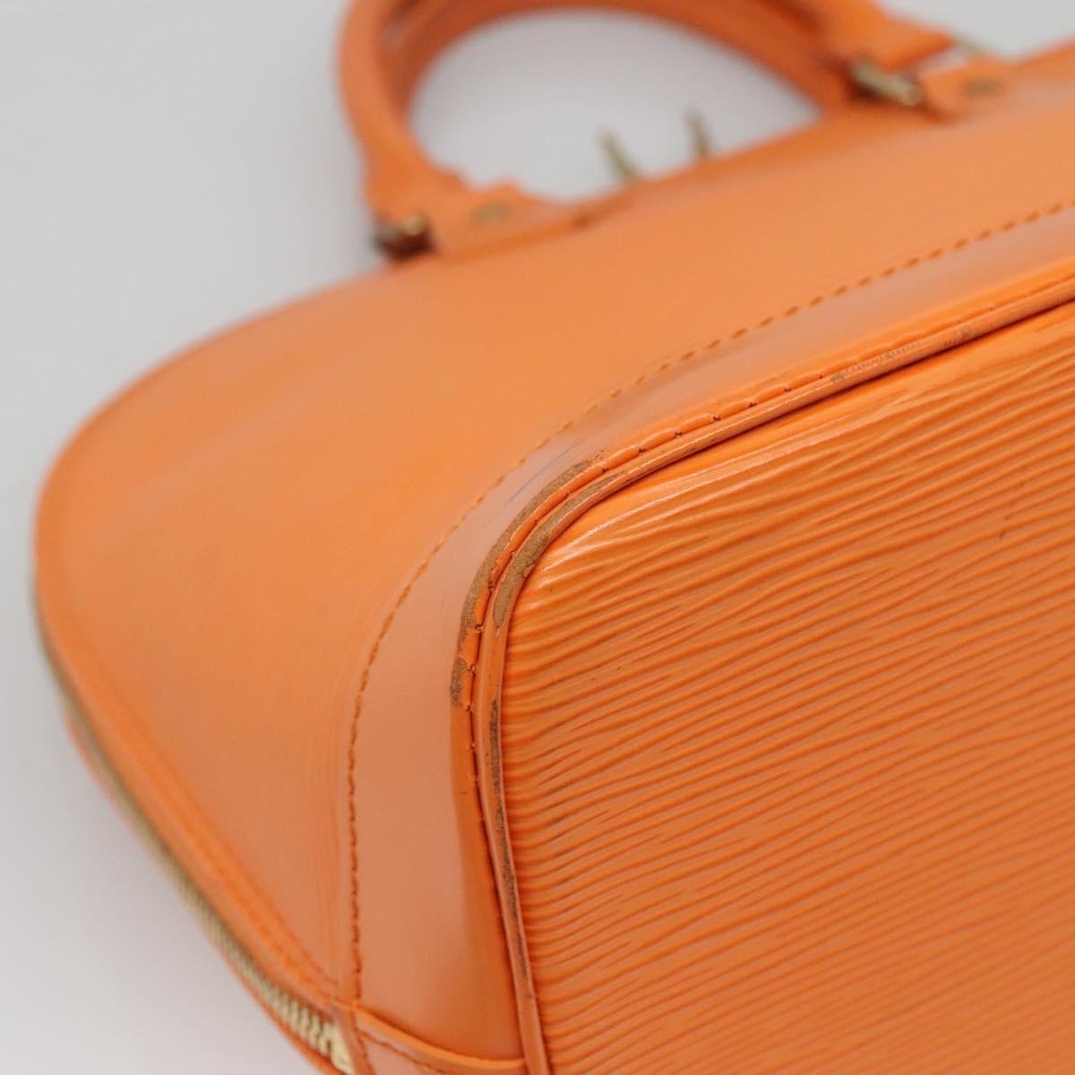 LOUIS VUITTON Epi Alma Hand Bag Orange Mandarin M5214H LV Auth 140862