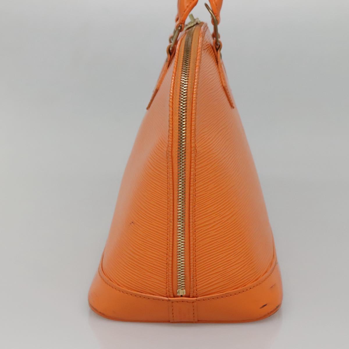 LOUIS VUITTON Epi Alma Hand Bag Orange Mandarin M5214H LV Auth 140862