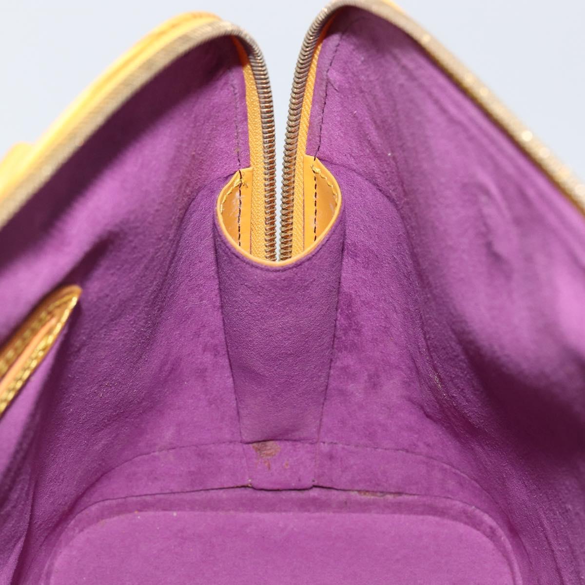 LOUIS VUITTON Epi Alma Hand Bag Yellow M52149 LV Auth 140874