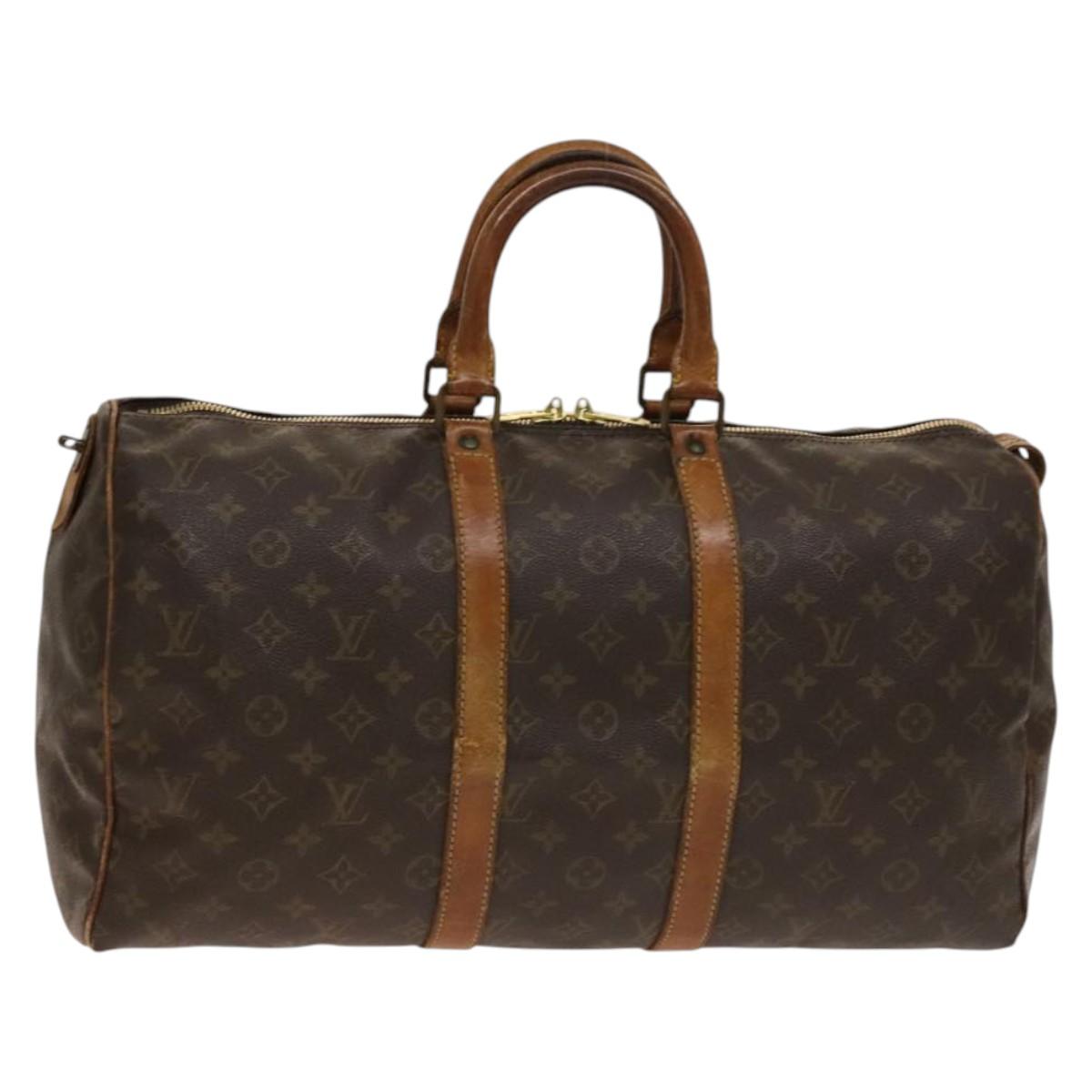LOUIS VUITTON Monogram Keepall 45 Boston Bag Vintage M41428 LV Auth 140878
