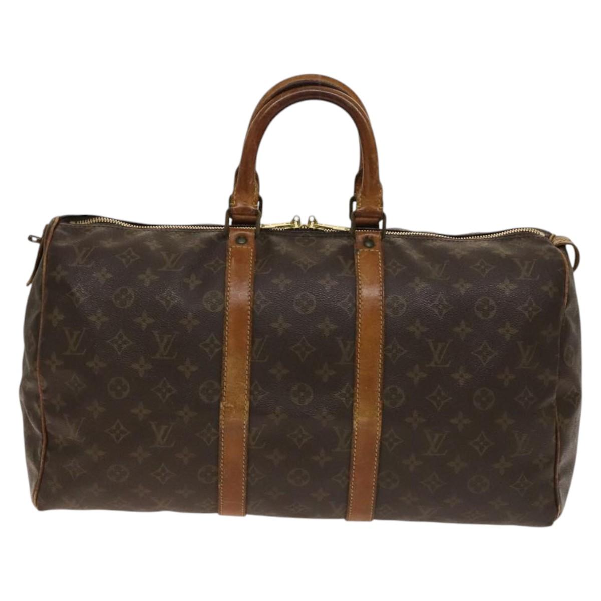 LOUIS VUITTON Monogram Keepall 45 Boston Bag Vintage M41428 LV Auth 140878