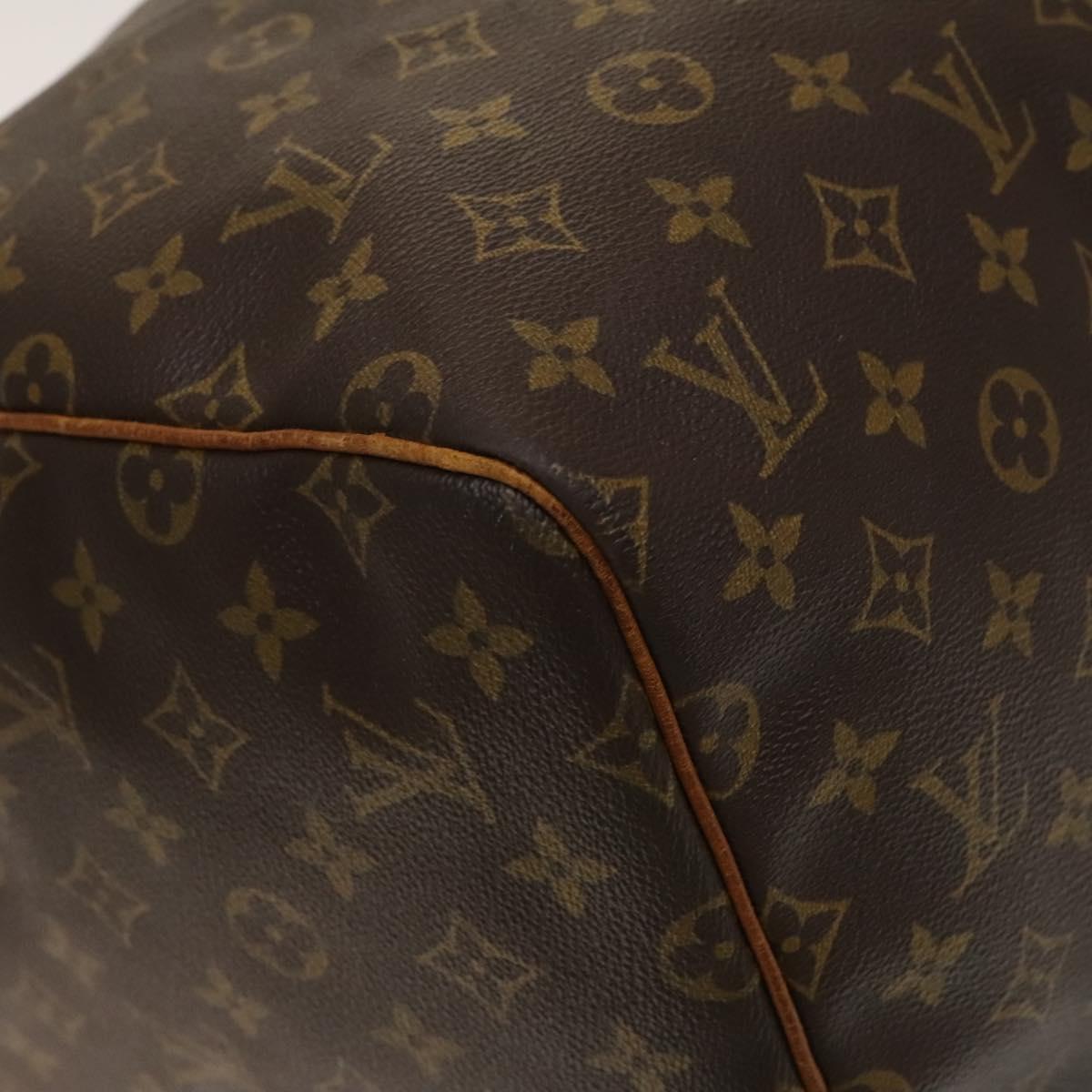 LOUIS VUITTON Monogram Keepall 55 Boston Bag M41424 LV Auth 140879