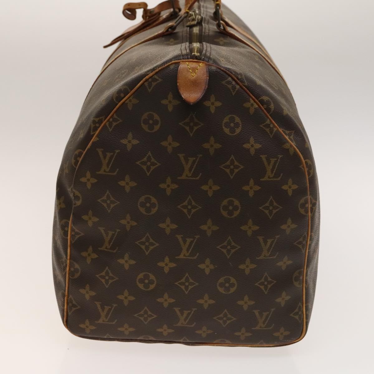 LOUIS VUITTON Monogram Keepall 55 Boston Bag M41424 LV Auth 140880