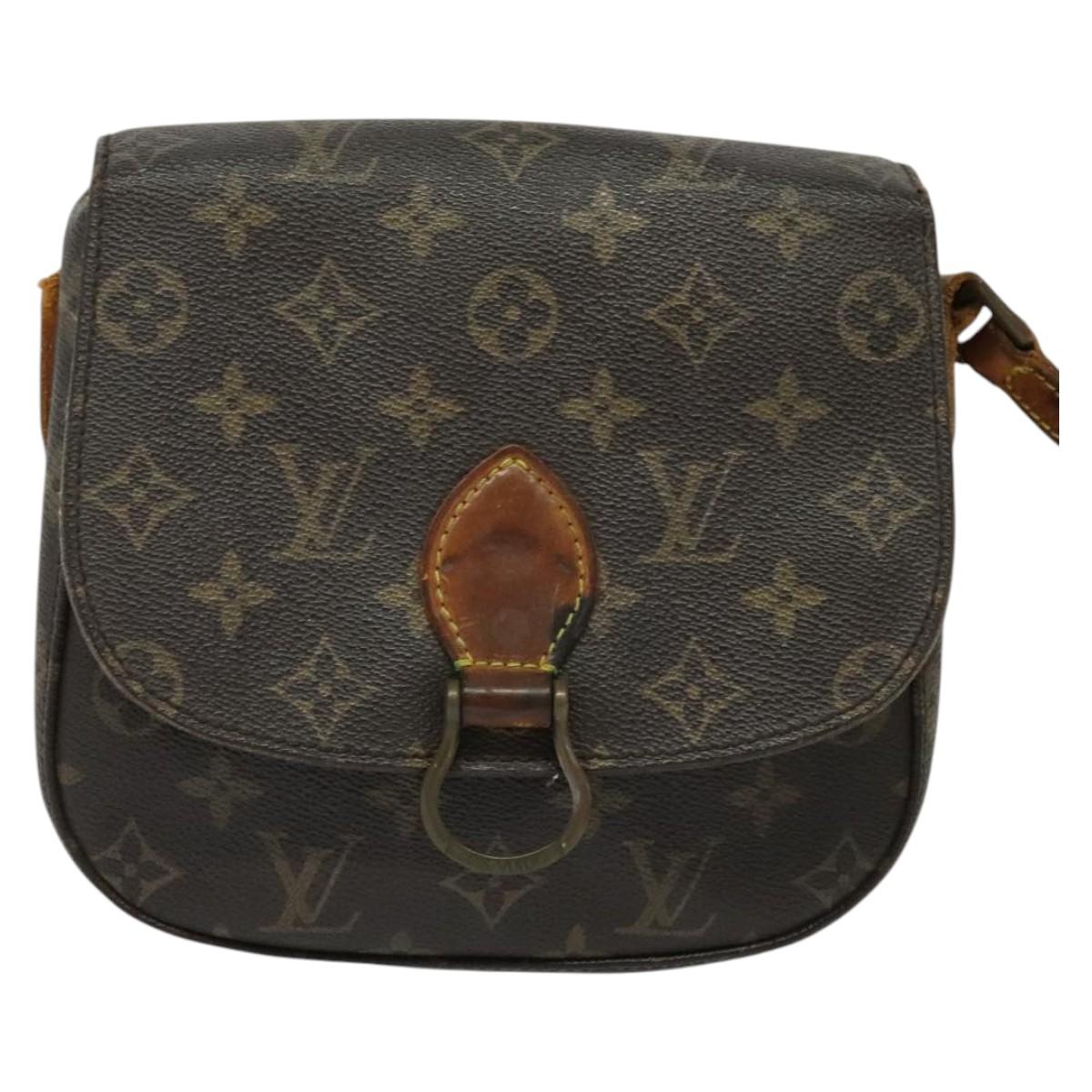 LOUIS VUITTON Monogram Saint Cloud MM Shoulder Bag M51243 LV Auth 140888