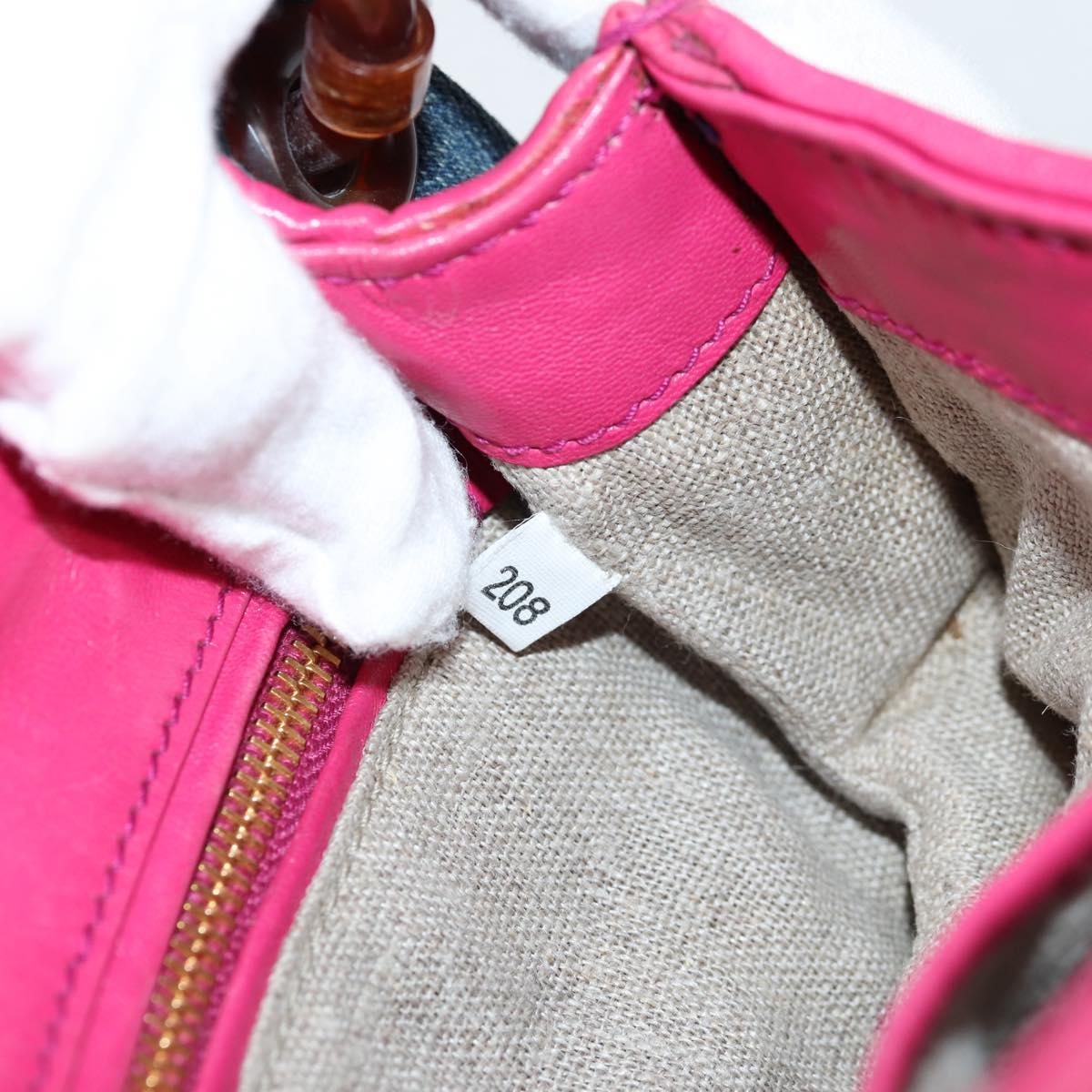 PRADA Shoulder Bag Denim Blue Auth 140894V