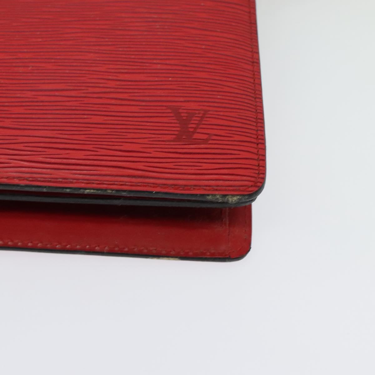LOUIS VUITTON Epi Capuchin Shoulder Bag Red M52347 LV Auth 140925