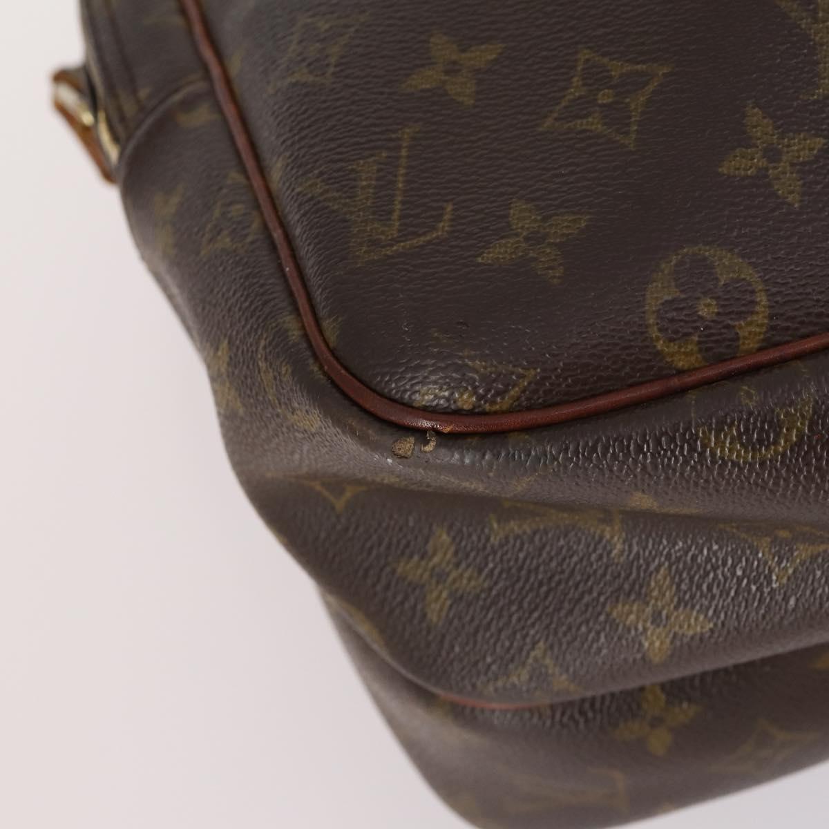 LOUIS VUITTON Monogram Reporter GM Shoulder Bag M45252 LV Auth 140930