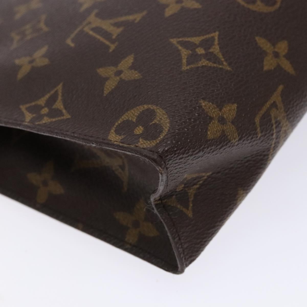 LOUIS VUITTON Monogram Poche Toilette 26 Pouch M47542 LV Auth 140934