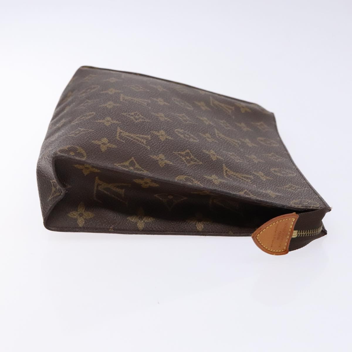 LOUIS VUITTON Monogram Poche Toilette 26 Pouch M47542 LV Auth 140934
