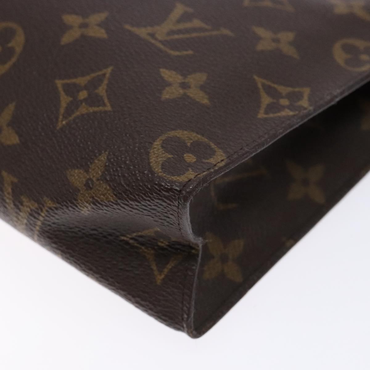 LOUIS VUITTON Monogram Poche Toilette 26 Pouch M47542 LV Auth 140934