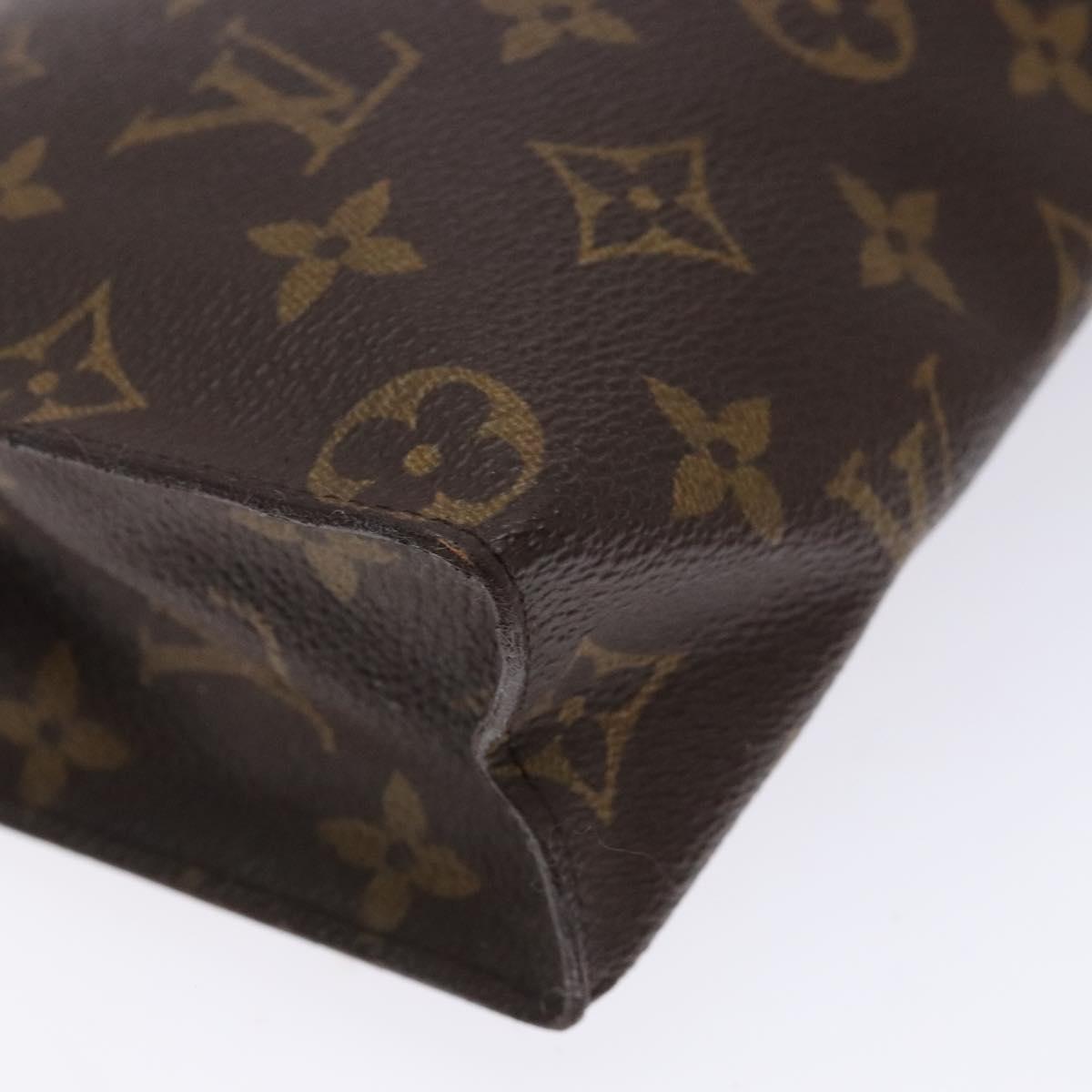 LOUIS VUITTON Monogram Poche Toilette 26 Pouch M47542 LV Auth 140934